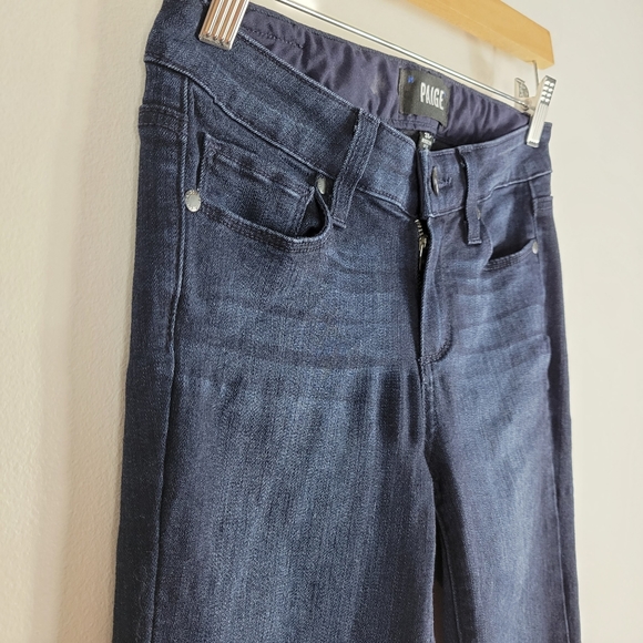 Paige Skyline Skinny Mid Rise Jeans Everdeen - Picture 3 of 8